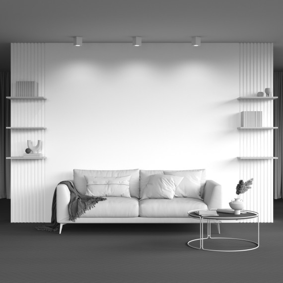 Накладной потолочный светильник Maytoni C013CL-01W Slim под лампу 1xGU10 50W