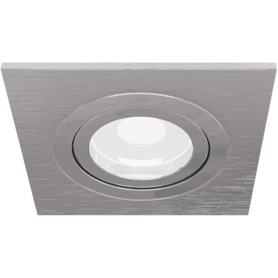 Встраиваемый светильник Maytoni DL024-2-01S Atom под лампу 1xGU10 50W