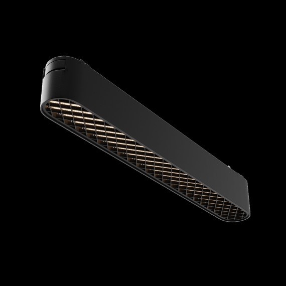 TR084-1-12W3K-B Трековый магнитный светодиодный светильник Maytoni Radity 48V CRI90+ 3000К 190Лм 60° 12Вт