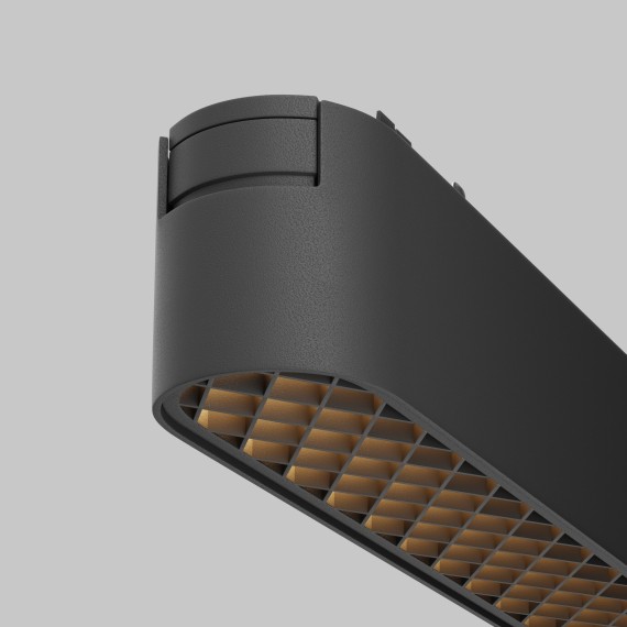 TR084-1-12W3K-B Трековый магнитный светодиодный светильник Maytoni Radity 48V CRI90+ 3000К 190Лм 60° 12Вт