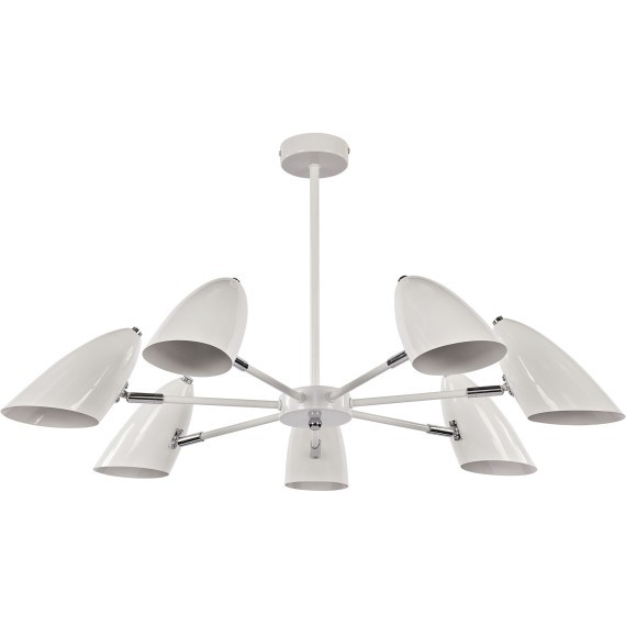 Люстра потолочная Freya FR5852-CL-07-W Aida под лампы 7xE14 40W