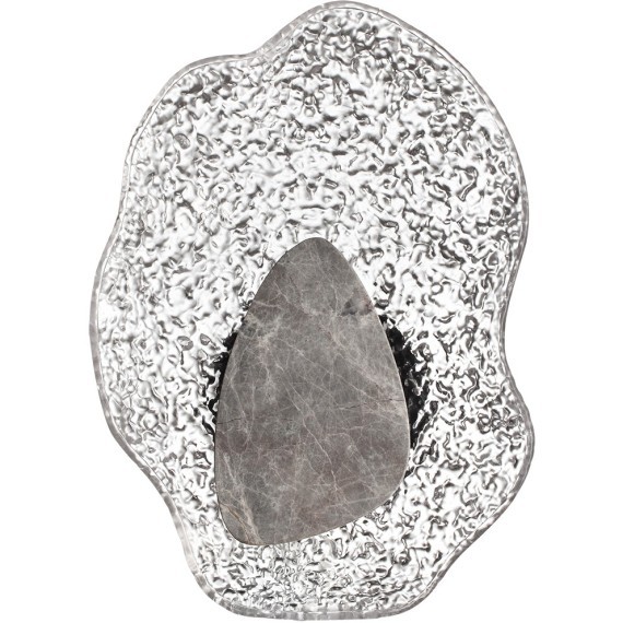 5461/12WLB L-VISION ODL_EX26 черный/прозрачный/серый/металл/стекло/мрамор Настенный светильник LED x 12W 3000K CORALLA