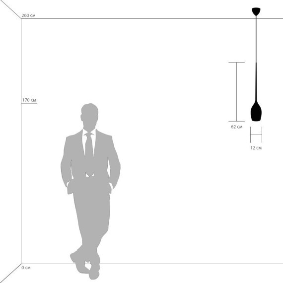 Подвесной светильник с 1 плафоном Lightstar 807117 Meta d'uovo под лампу 1xE14 40W