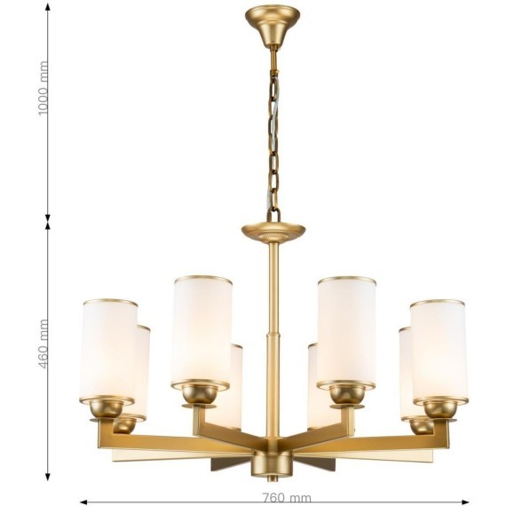 Подвесная люстра Sollemnis 2621-8P