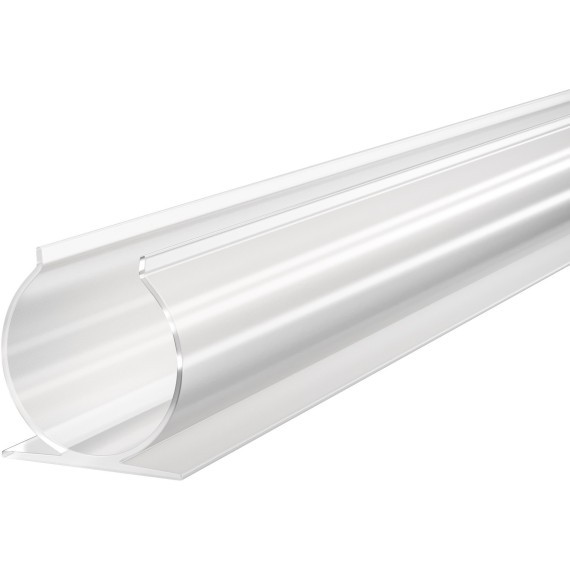 Пластиковый профиль для гибкого неона D22мм 1м 20092