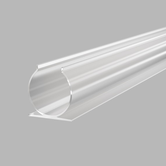 Пластиковый профиль для гибкого неона D22мм 1м 20092