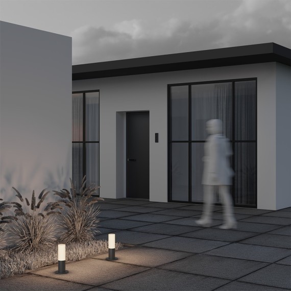 Уличный наземный светильник Maytoni O418FL-01GR Willis IP54 под лампу 1xE27 60W