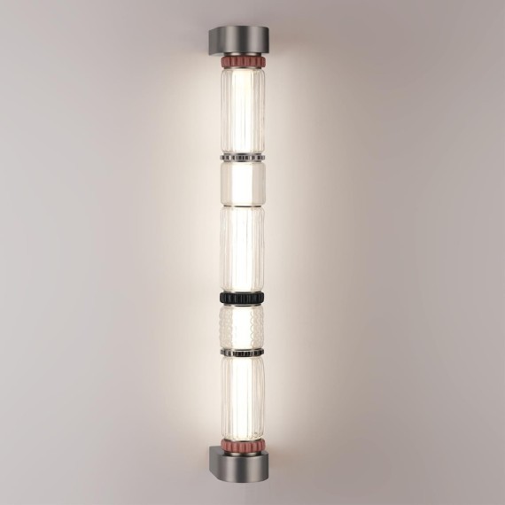 5456/18WL Настенный светильник (бра), металл сатинированный никель, премиум серия, 18Вт 1745Лм 4000K CRI80 ODEON LIGHT Exclusive COLLIER