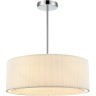 8110/5 MODERNI LN25 хром/белый, металл/текстиль Люстра подвесная E14 5*40W 220V ZIGRISA
