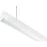 DK9154-WH Линейный белый светодиодный влагозащищенный светильник 150см, накладной/подвесной, тросы 2м в компл.42Вт 3300Лм 4000К 120° CRI90 RAL9005 IP44 DENKIRS HALS
