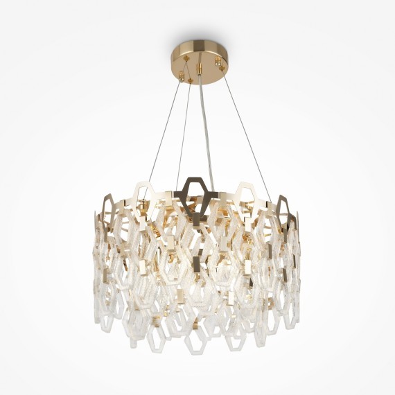 Люстра подвесная Maytoni MOD490PL-07G Tissage под лампы 7xE14 40W