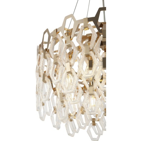 Люстра подвесная Maytoni MOD490PL-07G Tissage под лампы 7xE14 40W