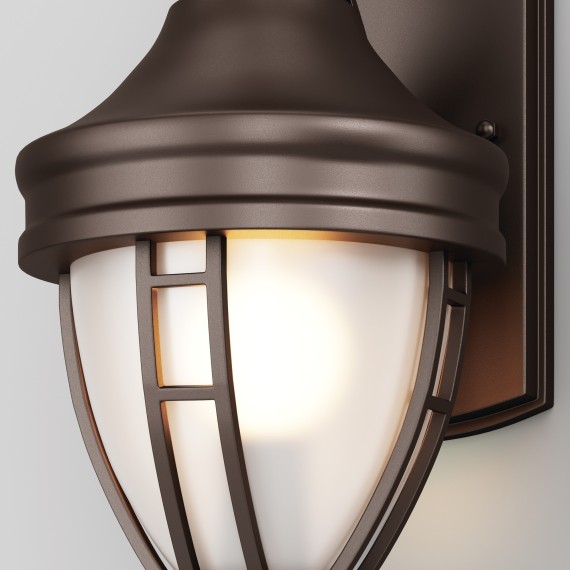 Уличный настенный светильник Maytoni O027WL-01B Rivoli IP44 под лампу 1xE27 60W