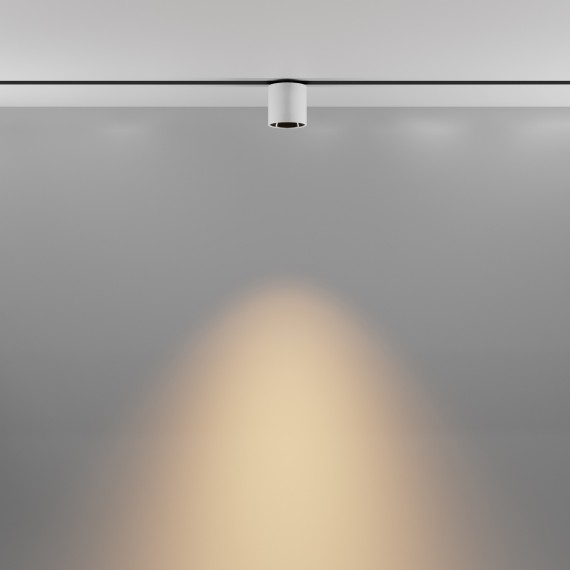 TR132-2-7W3K-W Трековый магнитный светодиодный светильник Maytoni Exility CRI90+ 3000К 330Лм 50° 7Вт