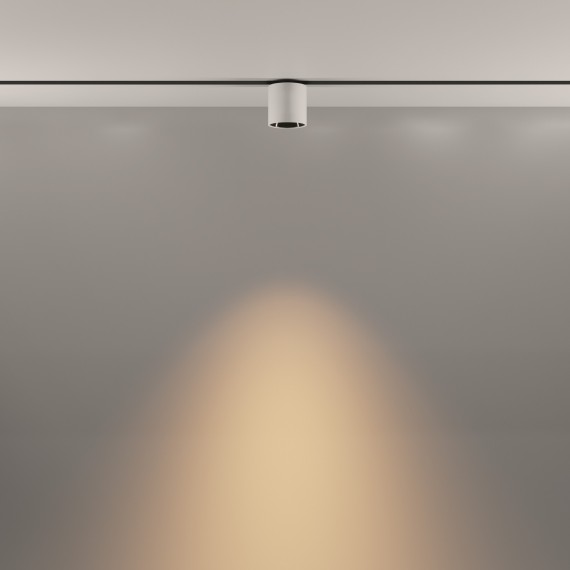 TR132-2-7W3K-W Трековый магнитный светодиодный светильник Maytoni Exility CRI90+ 3000К 330Лм 50° 7Вт