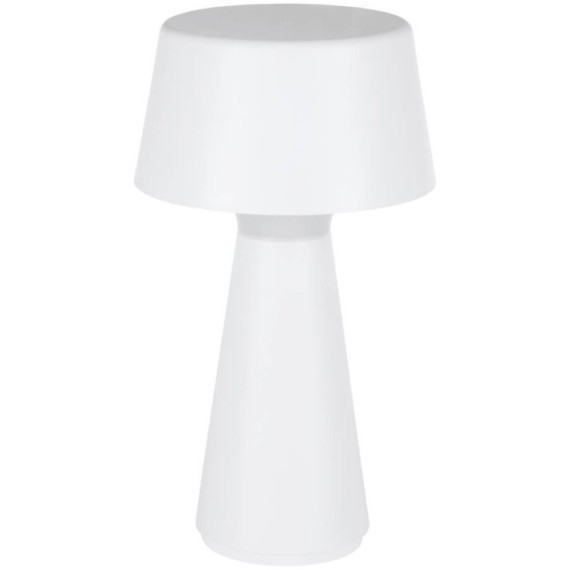 75795 Аккум. настольн. лампа  сенсорн, димм. HUESA  3W(LED), H290, ?130, IP44, пластик, белый