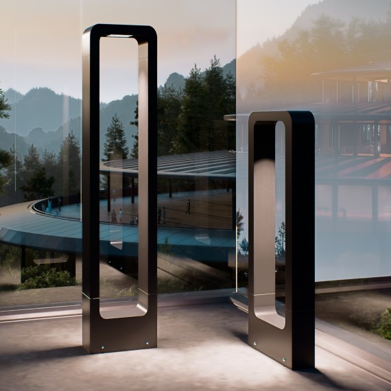 SL9506.405.01 Светильник уличный наземный ST-Luce Черный LED 1*7W 4000K ERTA