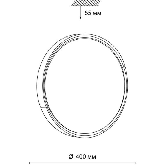Настенно-потолочный светильник Sonex 7612/DL VELIO IP43 светодиодный LED 48W