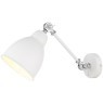 Спот на гибкой ножке Arte Lamp A2054AP-1WH Braccio под лампу 1xE27 60W