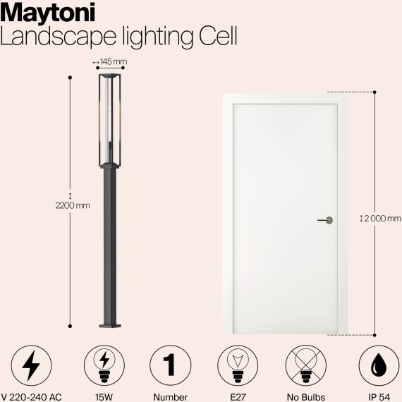 Ландшафтный светильник Outdoor O452FL-01GF3