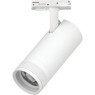 Однофазный двужильный трековый спот 20W 1400LM 2700;4000;6000К 20-55град Canno Pro Lightstar C4206SS