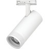 Однофазный двужильный трековый спот 20W 1400LM 2700;4000;6000К 20-55град Canno Pro Lightstar C4206SS