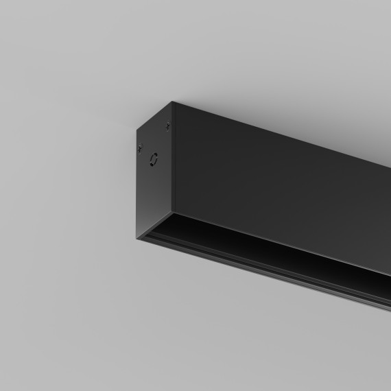 Магнитный накладной шинопровод 1м Smart 220V Denkirs TR2001-BK