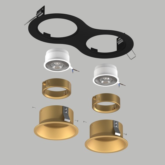 Комплект со светильником Domino Lightstar D6270303GMOD