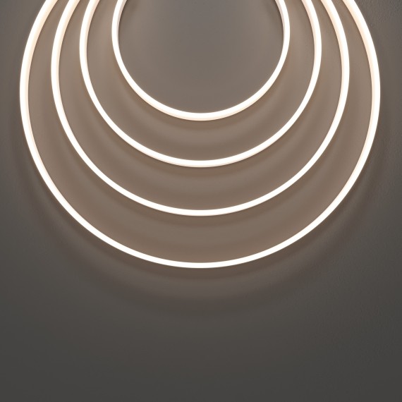 Гибкий неон 10x4 24В 9,6 Вт/м 3000K IP67 5м 432037