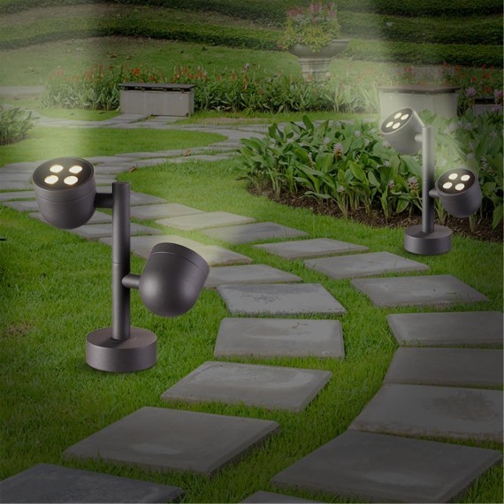 Уличный наземный светильник Novotech 358117 GALEATI IP65 светодиодный 2xLED 20W