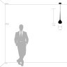 Подвесной светильник с 1 плафоном Lightstar 808110 FORMA под лампу 1xE14 40W