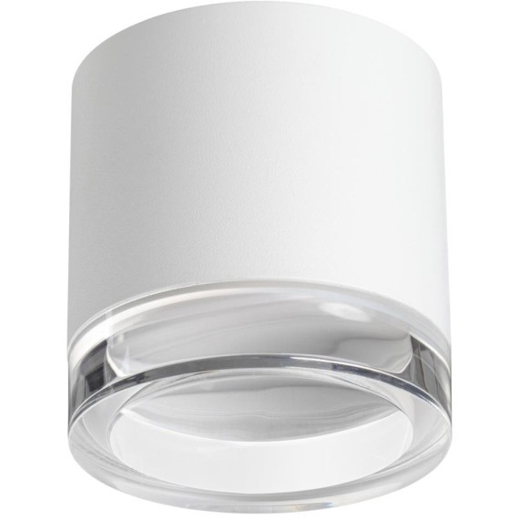 371029 Белый накладной спот-цилиндр под лампу GX53 макс. 12Вт 220-240V IP20 Novotech GEM