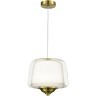 SL6127.303.01 Светильник подвесной ST-Luce Латунь/Белый, Прозрачный LED 1*18W 3000K PANDORA