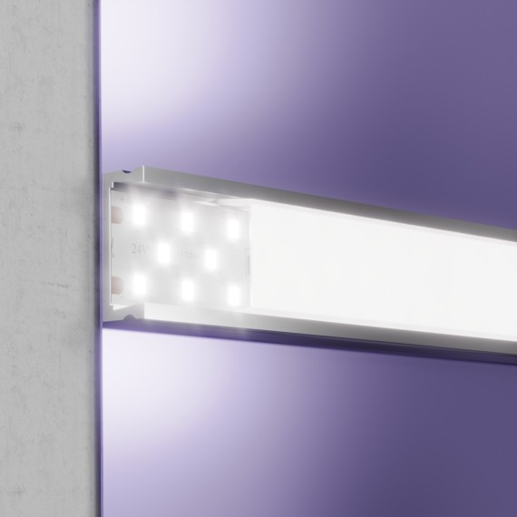 Светодиодная лента 24В 2835 27Вт/м 6000K 5м IP20 19мм арт.20033