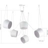 SLE120653-05 Светильник подвесной Белый/Белый E27 5*40W TRIESTE
