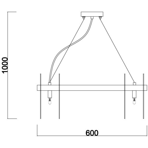 Подвесная люстра Deserto FR5141PL-10BS1