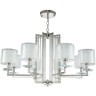 Люстра Crystal Lux NICOLAS SP-PL8 NICKEL/WHITE