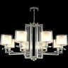 Люстра Crystal Lux NICOLAS SP-PL8 NICKEL/WHITE