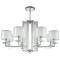 Люстра Crystal Lux NICOLAS SP-PL8 NICKEL/WHITE