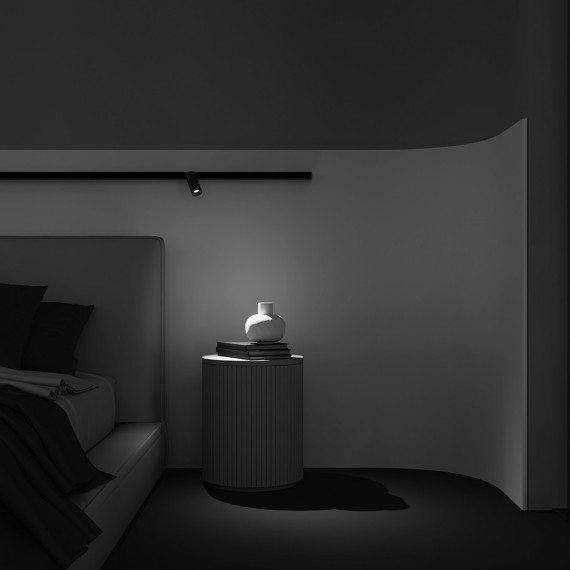 TR032-4-5W3K-M-DS-BBS Трековый магнитный SMART (App, Bluetooth Mesh, Алиса) светодиодный светильник Maytoni Exility CRI90+ 2700-6000К 376Лм 36° 5Вт