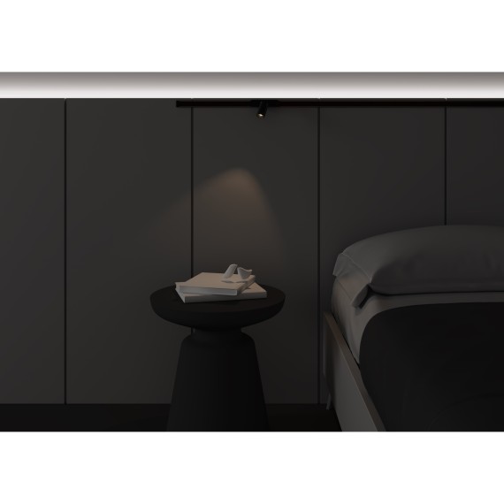 TR103-1-5W4K-M-B Трековый магнитный светодиодный светильник Maytoni Radity 48V CRI90+ 4000К 450Лм 36° 5Вт