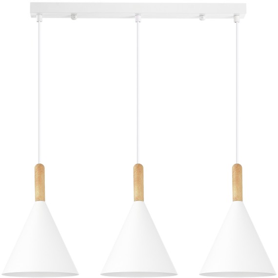 SLE1255-503-03 Светильник подвесной Белый/Белый E27 3*40W ARKET