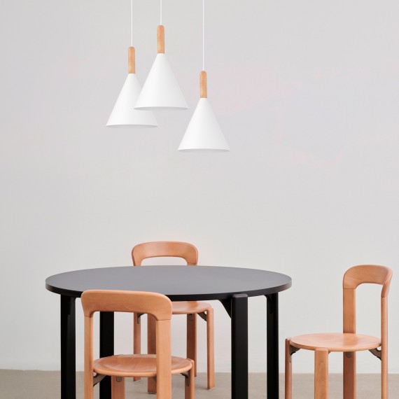 SLE1255-503-03 Светильник подвесной Белый/Белый E27 3*40W ARKET