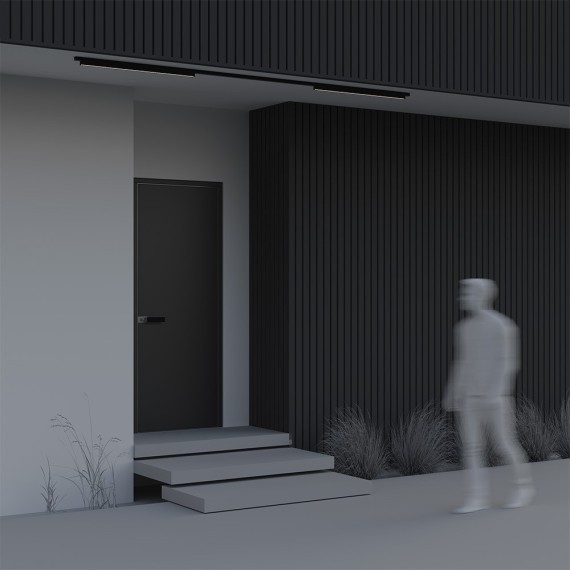 Уличный трековый светильник Maytoni Basis Exility IP 3000К 24Вт 120°  O-TR02-1-S-24WB3K