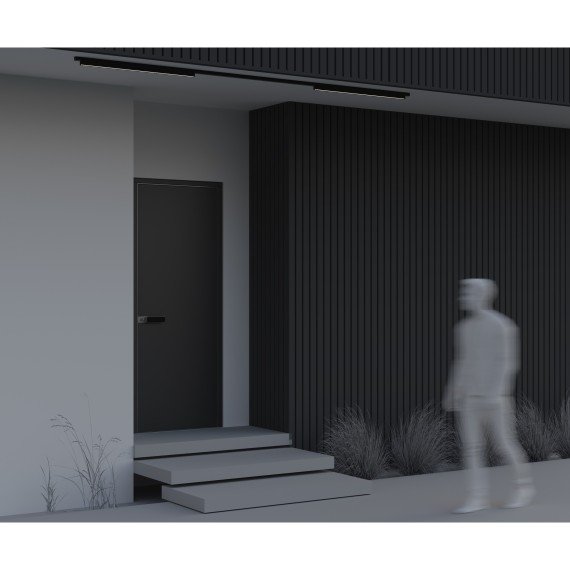 Уличный трековый светильник Maytoni Basis Exility IP 3000К 24Вт 120°  O-TR02-1-S-24WB3K