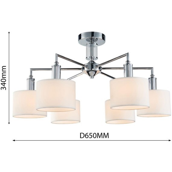 Потолочная люстра Laciness 2611-6P