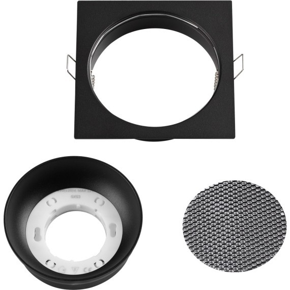 371006 Светильник встраиваемый Novotech GEMINI WIR под лампу GX53 макс 12Вт 220-240V