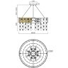 Хрустальная подвесная классическая люстра Favourite Modus 4782-12P