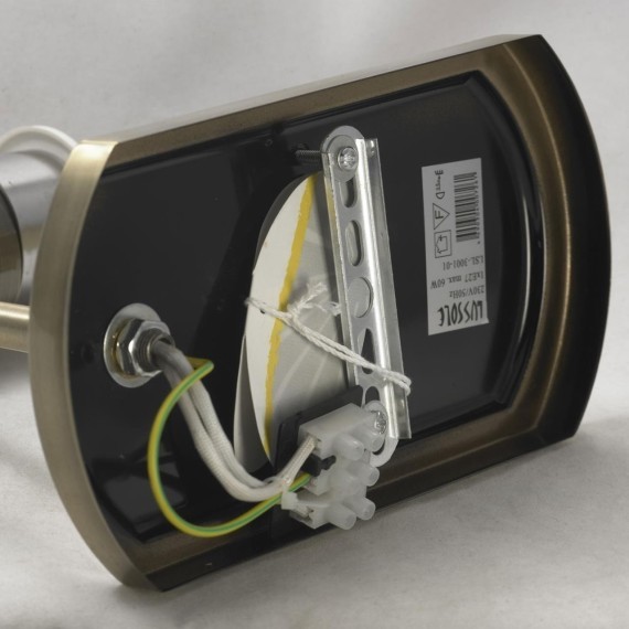 Бра Lussole GRLSL-3001-01 SONA IP21 под лампу 1xE27 10W