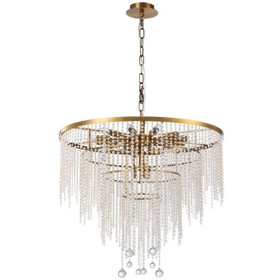 Люстра подвесная хрустальная Stilfort 2142/05/18P серия Smira